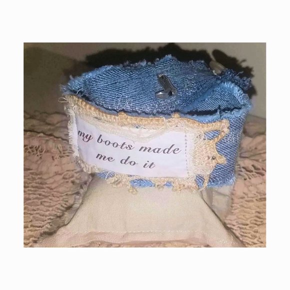 Boho Country Western Wrap Bracelet Silver Boot Charm Cowgirl Quote Saying Mantra - Picture 2 of 9